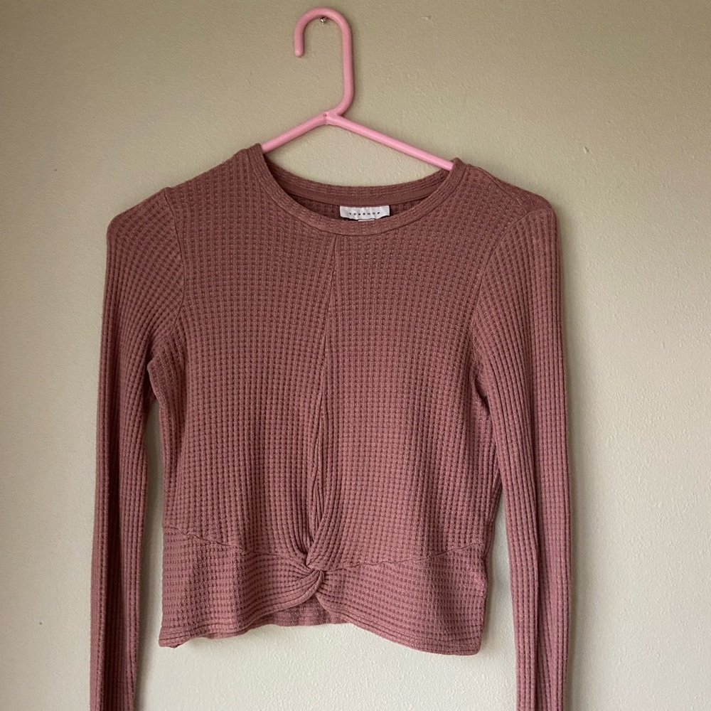 Topshop Waffle Tee